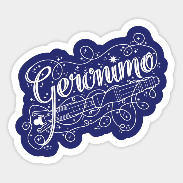 Geronimo! Sticker by tillieke